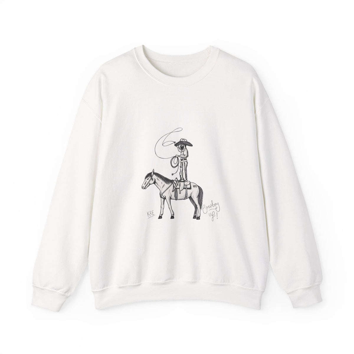 Cowboy up Crewneck Sweatshirt