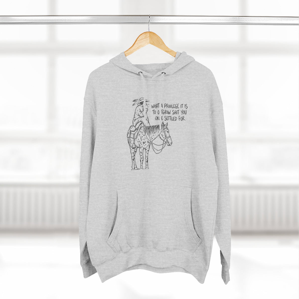 What a privilege fleece hoodie