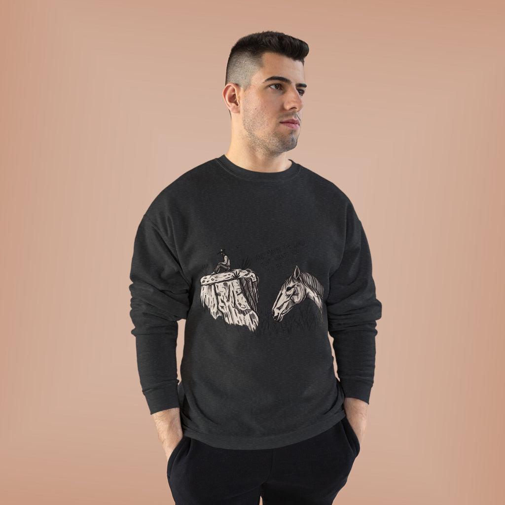 In the stillness crewneck