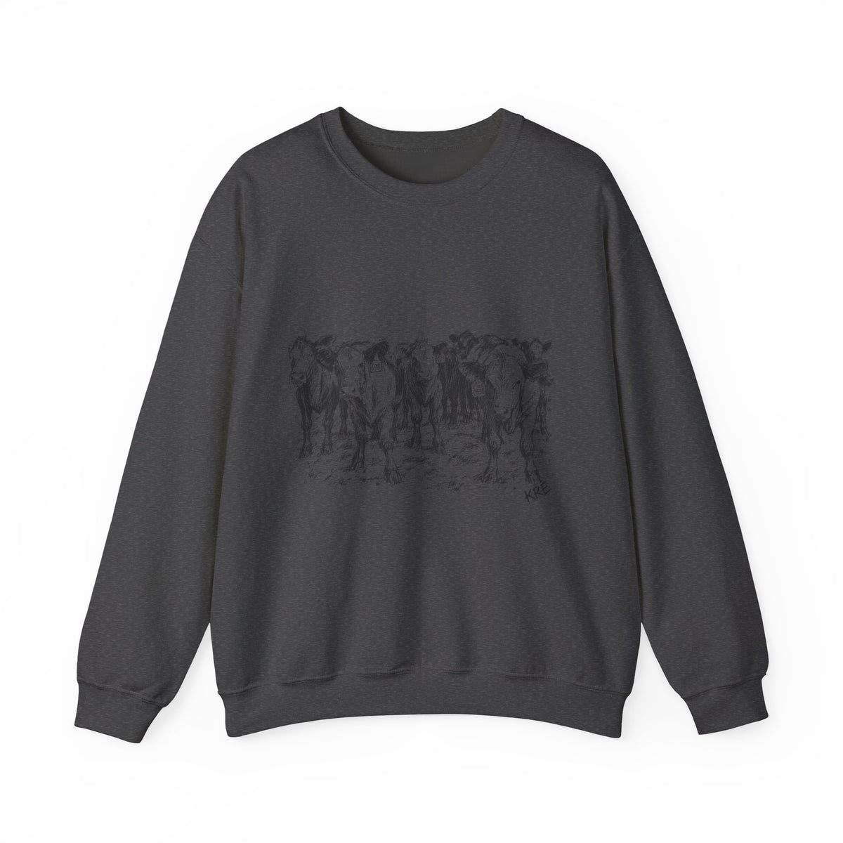 Among the herd Crewneck Sweatshirt