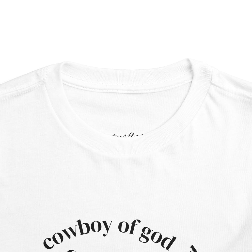 Cowboy of god Toddler Short Sleeve Tee