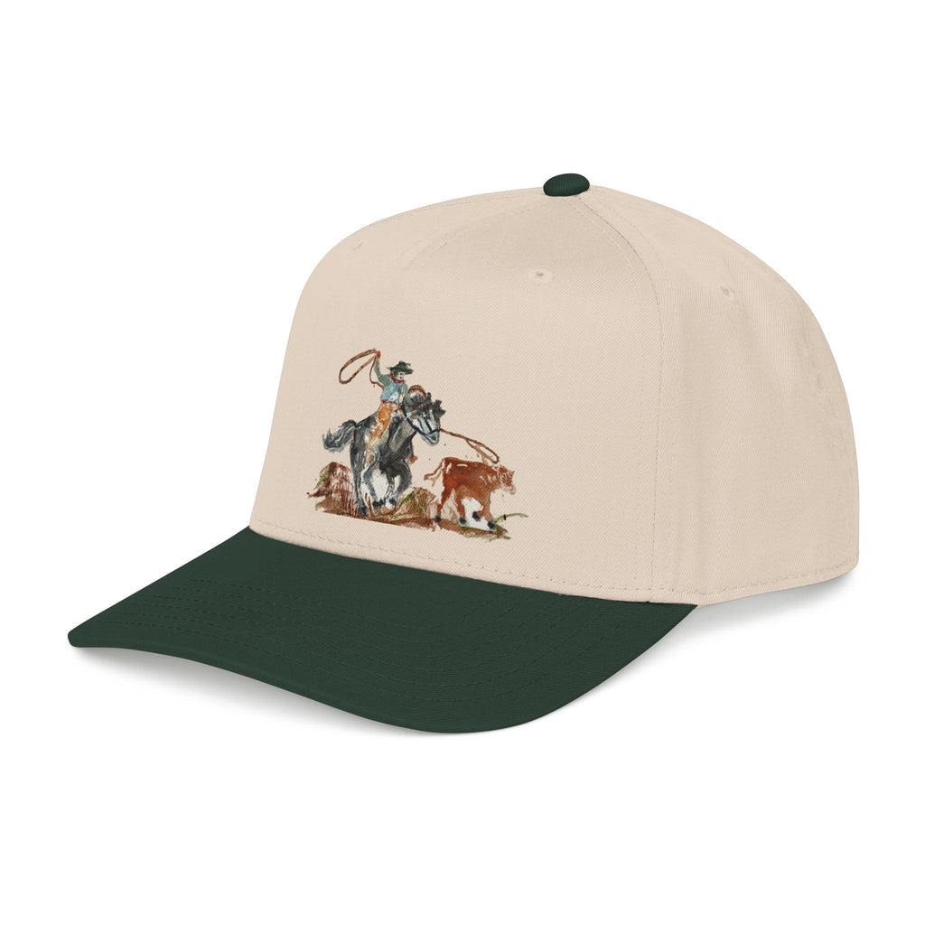 Roper watercolor baseball cap by Paula Emry-burtt