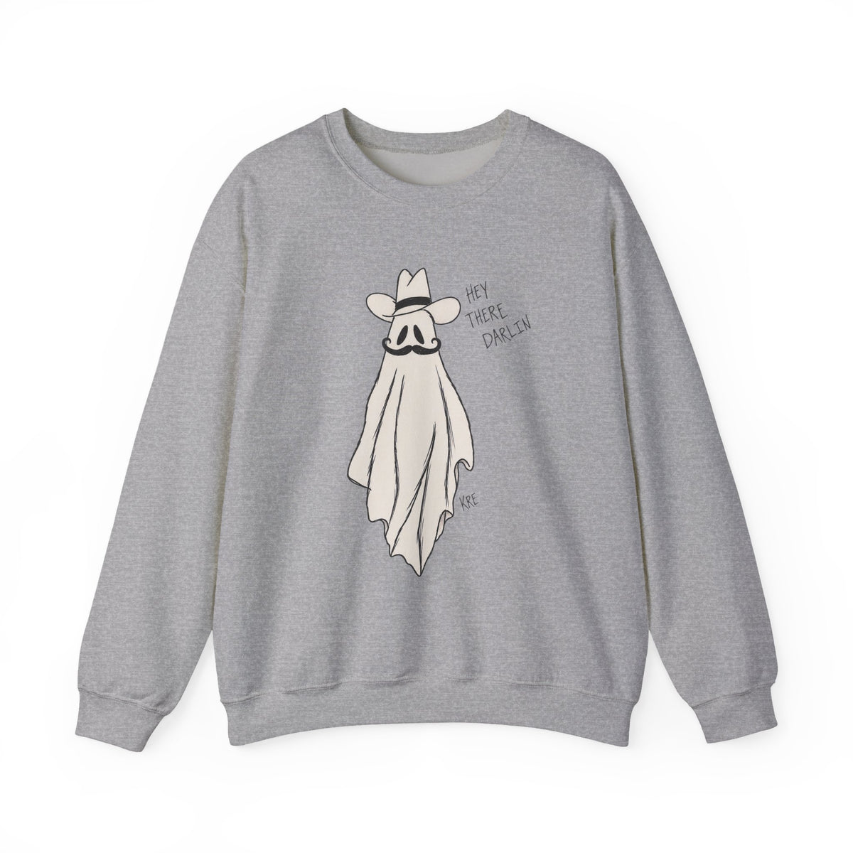 Ghosting cowboy Crewneck Sweatshirt 
Fall drop