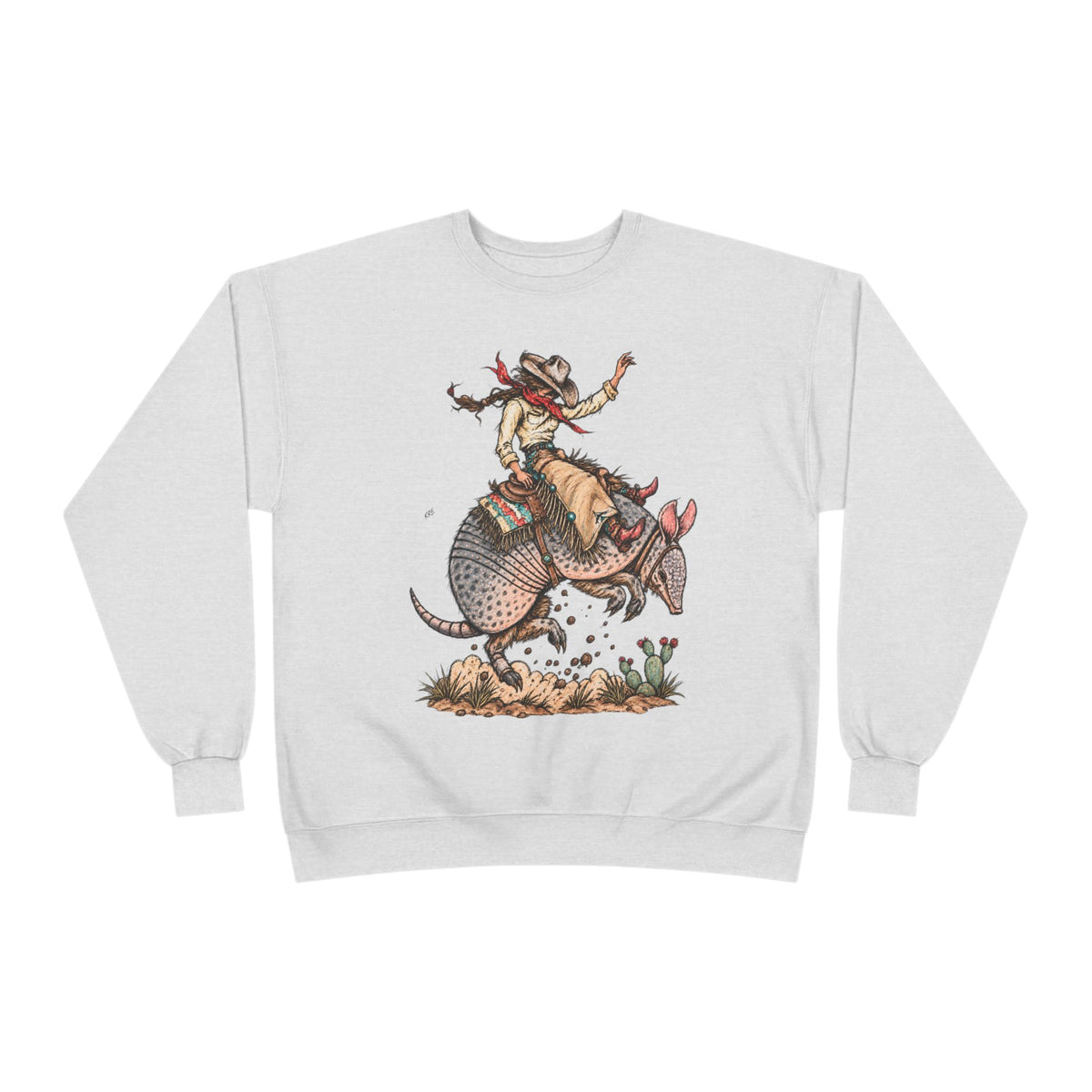 Buckin dillo crewneck