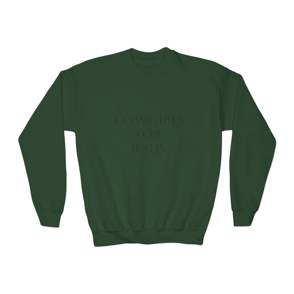 Cowgirls for Jesus Youth Crewneck Sweatshirt