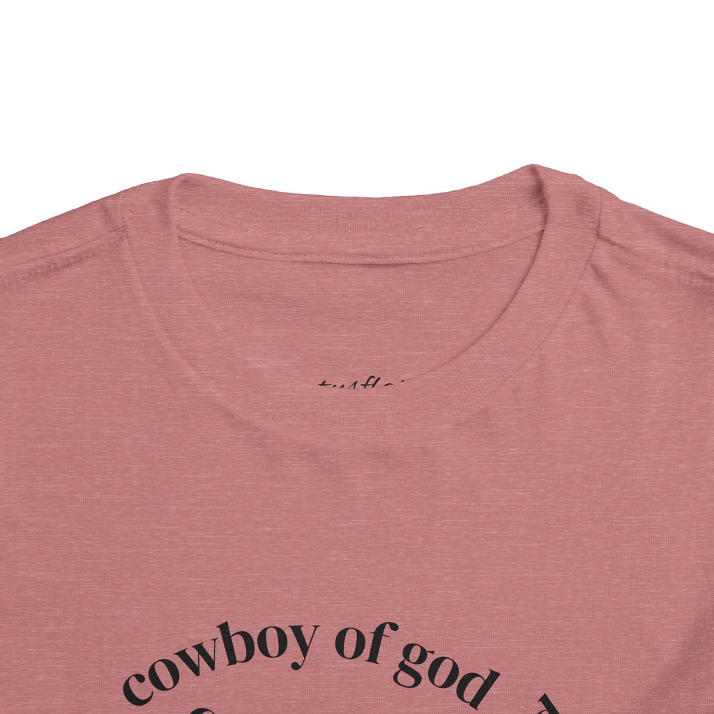 Cowboy of god Toddler Short Sleeve Tee