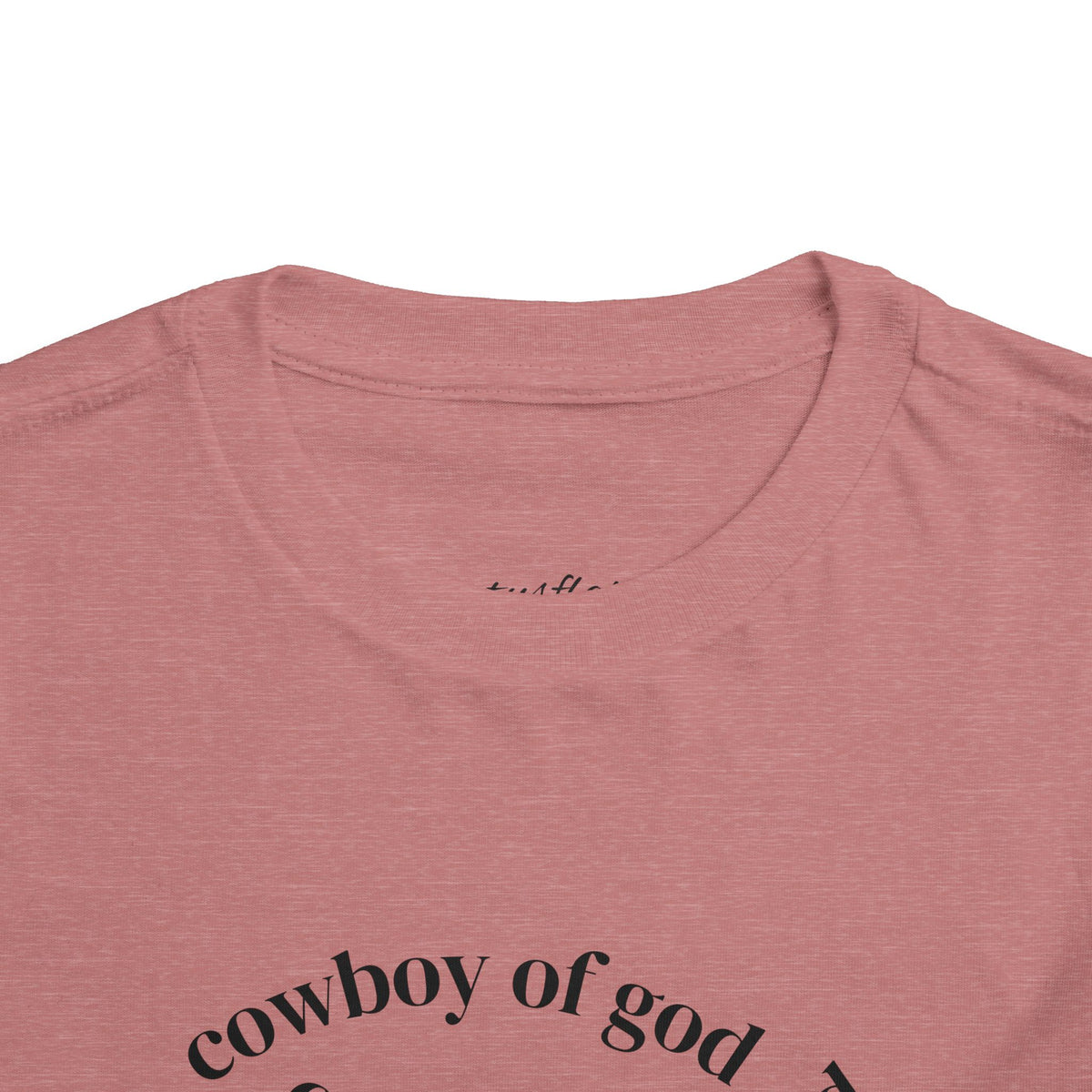 Cowboy of god Toddler Short Sleeve Tee