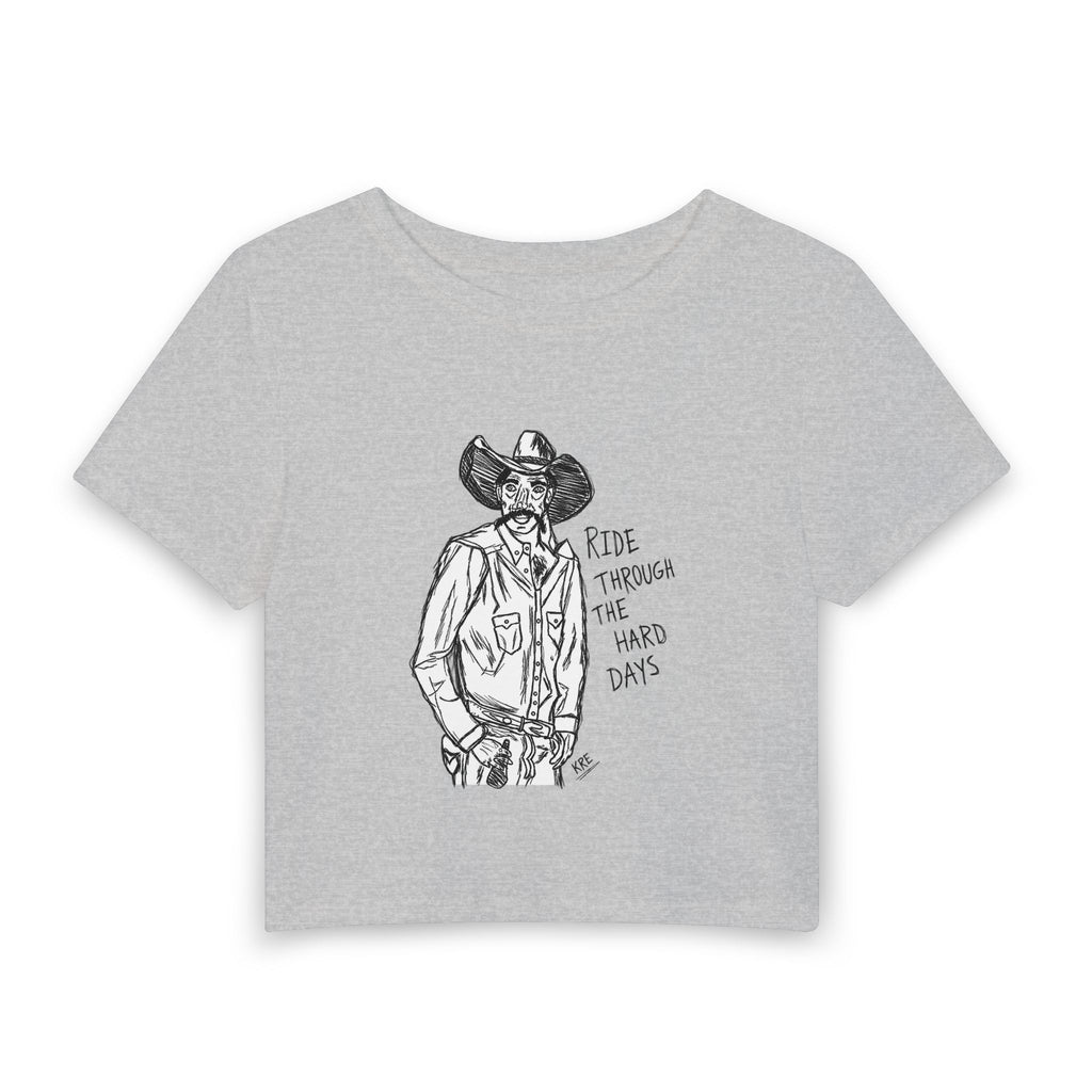 Ride through the hard days suicide prevention baby tee
