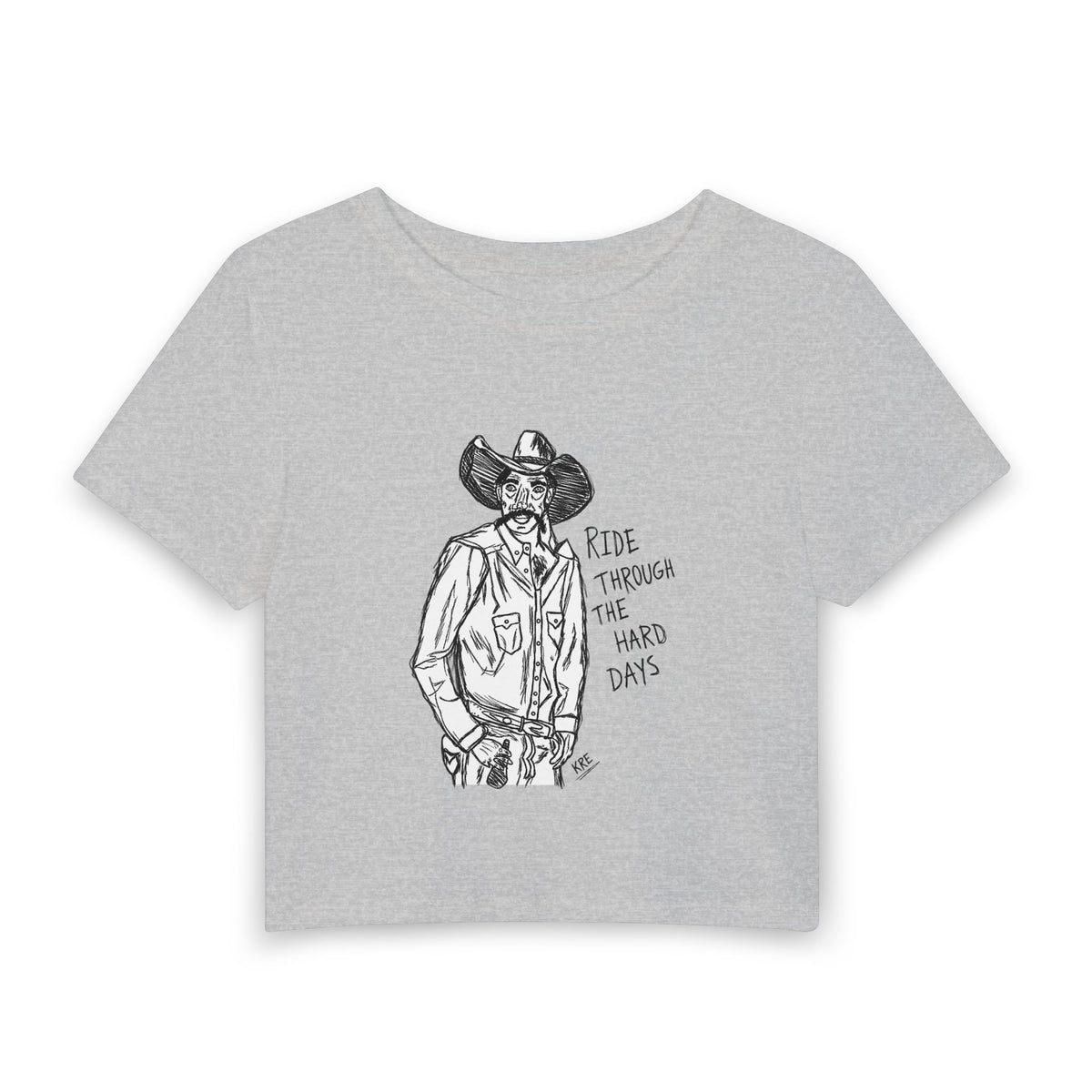 Ride through the hard days suicide prevention baby tee