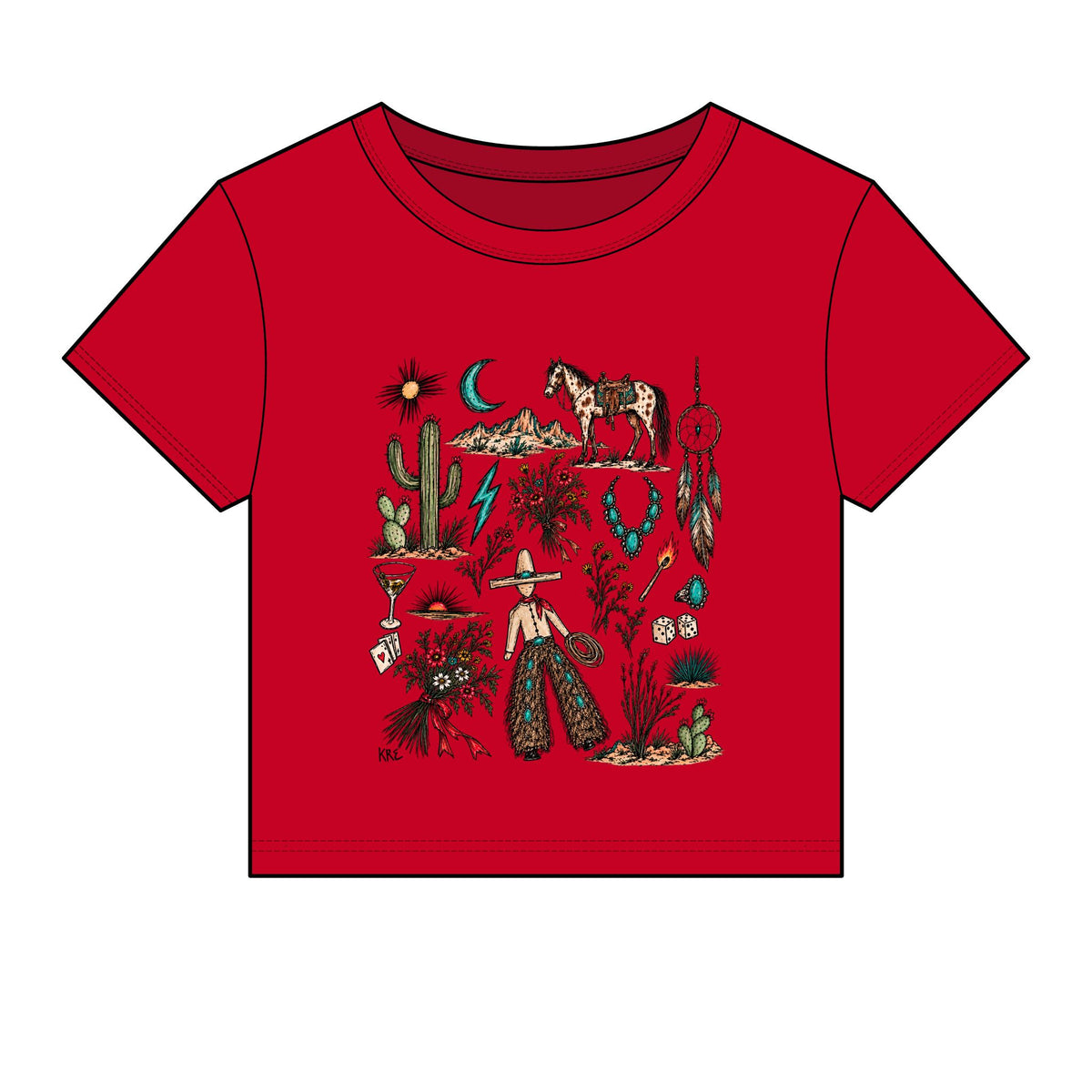 Mone’t custom micro rib baby tee