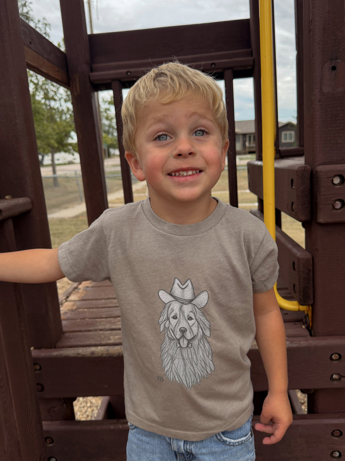 Ol blue’ Toddler Short Sleeve Tee
