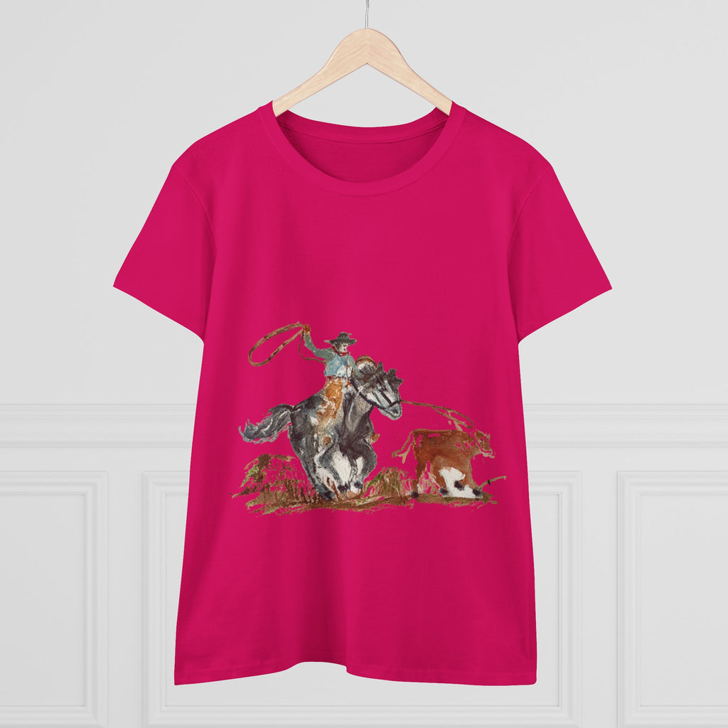 Roper cotton tee watercolor Paula Emry-burtt