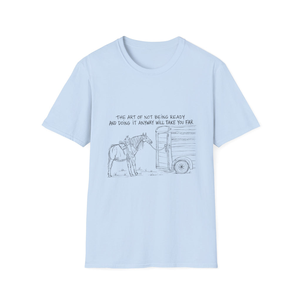 The art of a cowboy tshirt