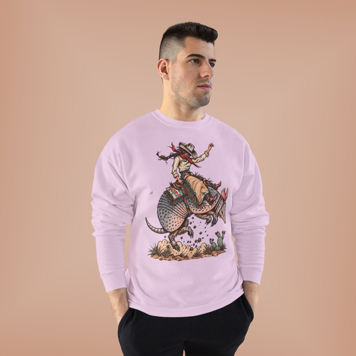 Buckin dillo crewneck
