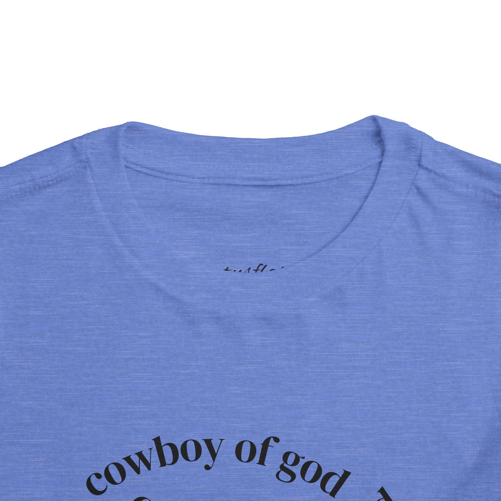 Cowboy of god Toddler Short Sleeve Tee
