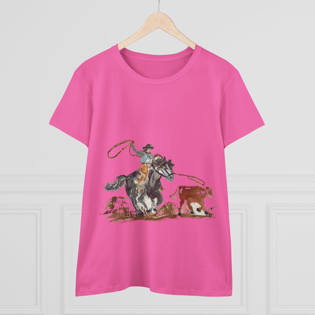 Roper cotton tee watercolor Paula Emry-burtt
