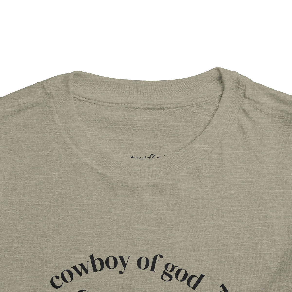 Cowboy of god Toddler Short Sleeve Tee