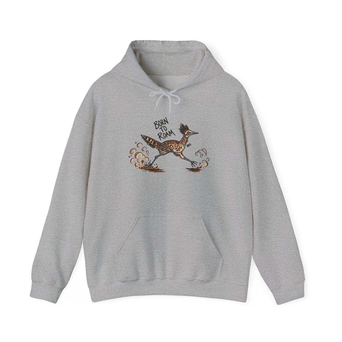 Born to roam road runner hoodie with color