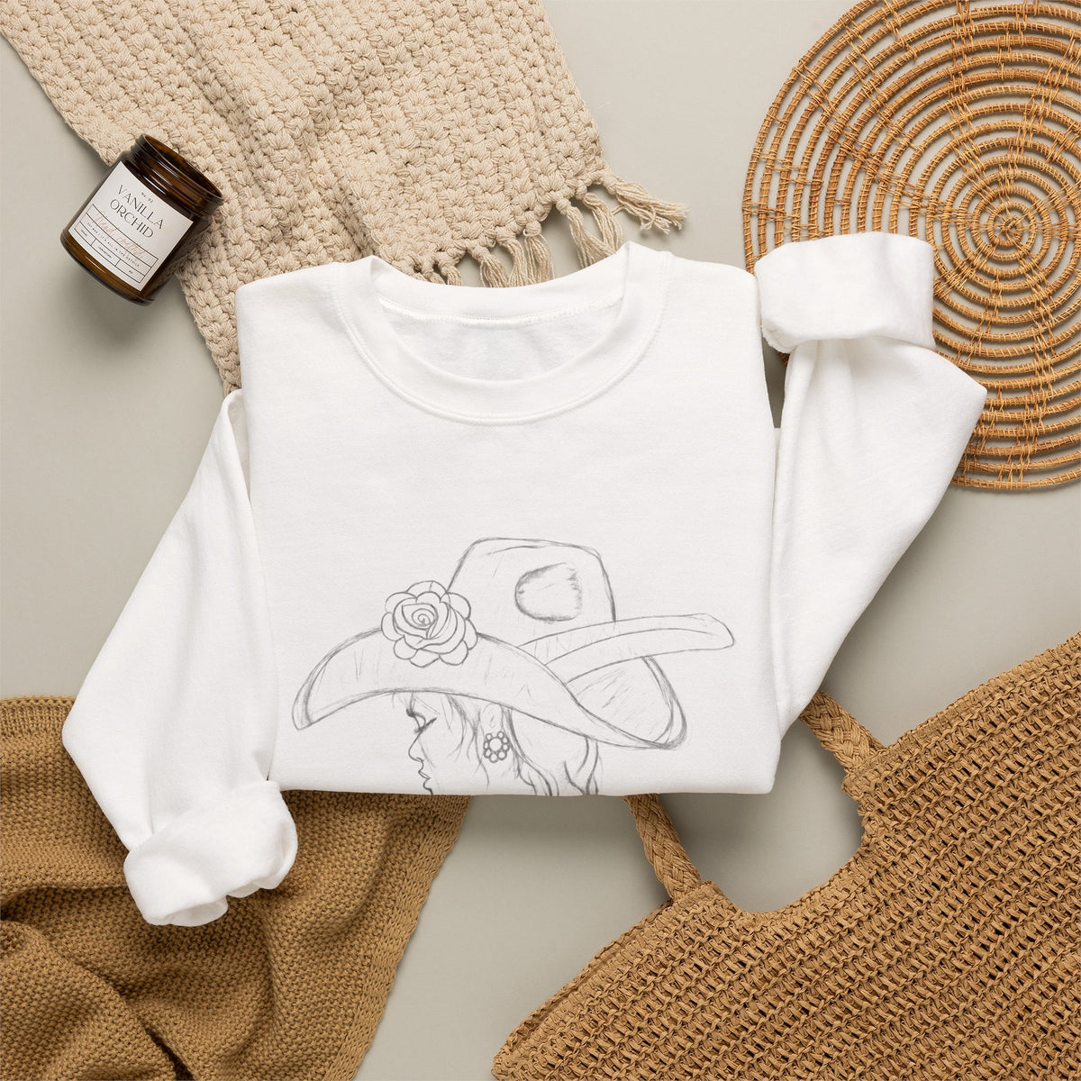 Prairie rose Crewneck Sweatshirt