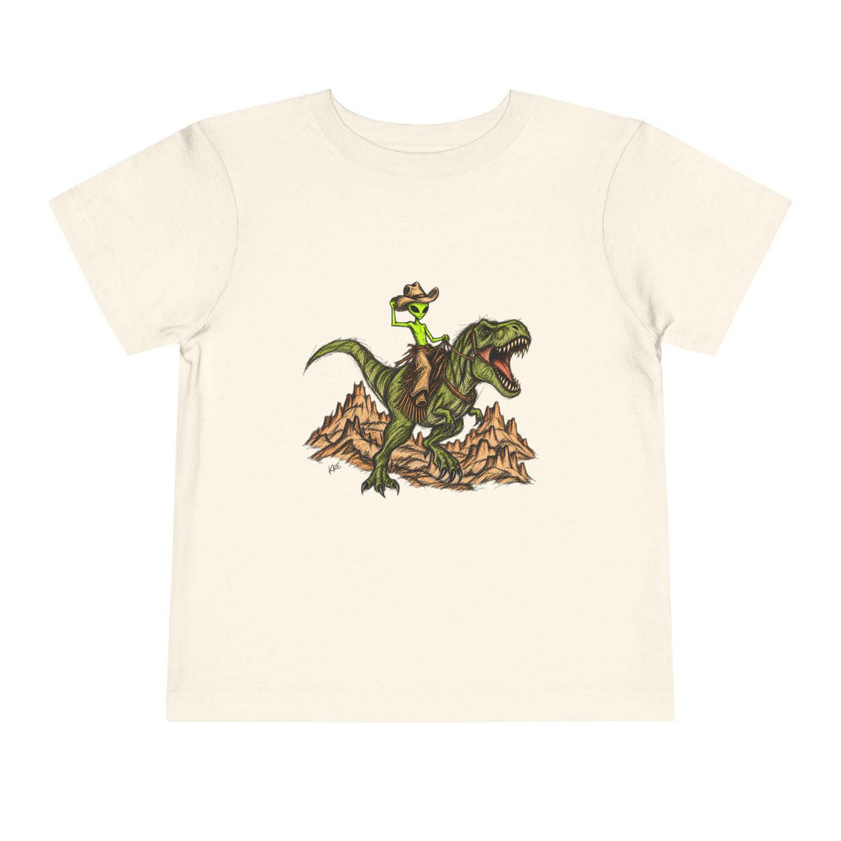Alien outlaw toddler short sleeve