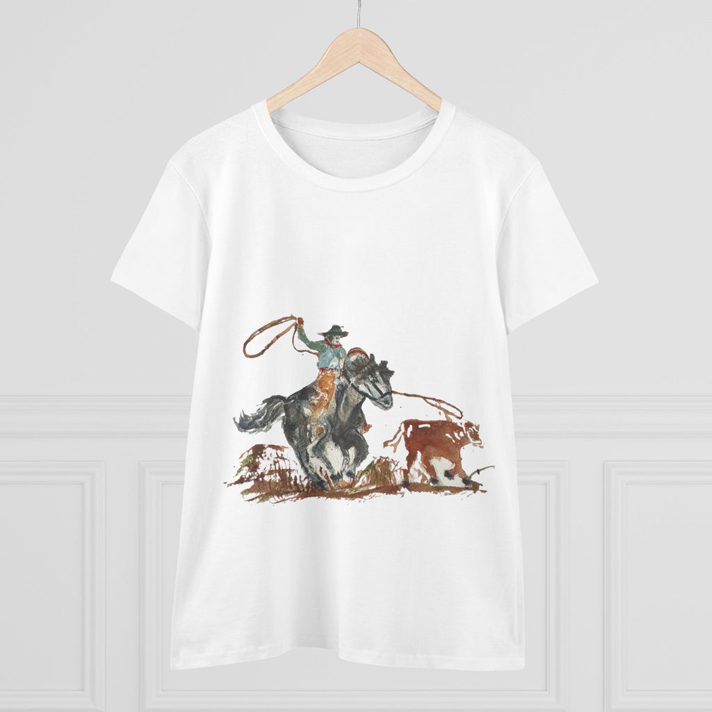 Roper cotton tee watercolor Paula Emry-burtt