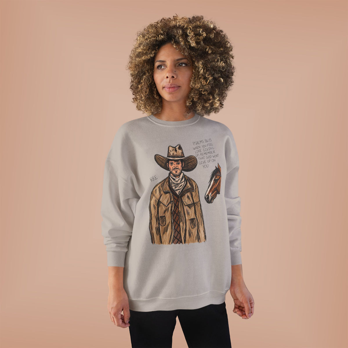 Psalms 86:15 crewneck