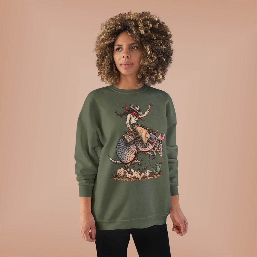 Buckin dillo crewneck