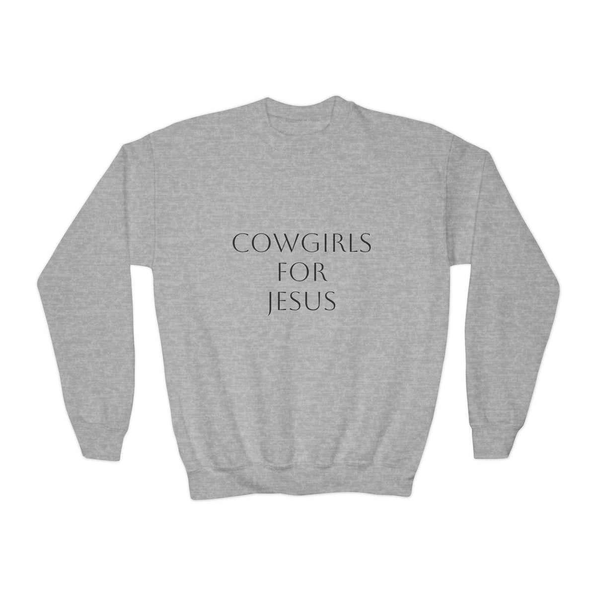 Cowgirls for Jesus Youth Crewneck Sweatshirt
