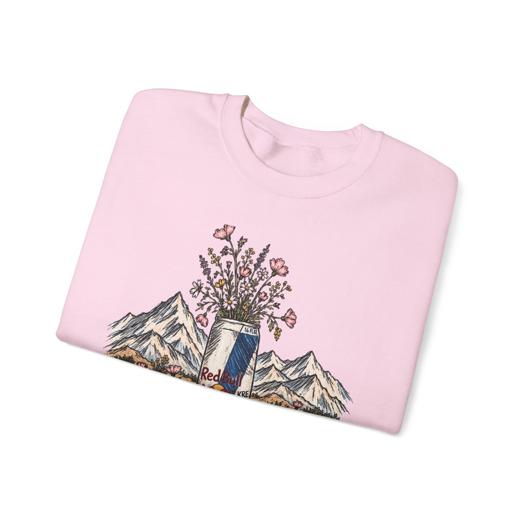 Wild flowers and wild drinks crewneck