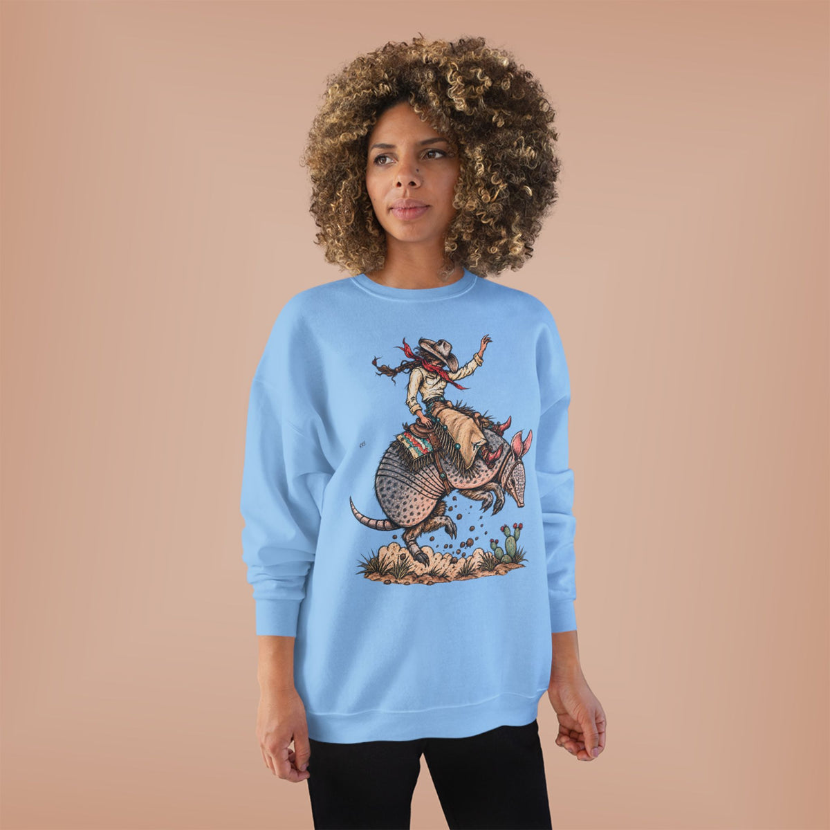 Buckin dillo crewneck