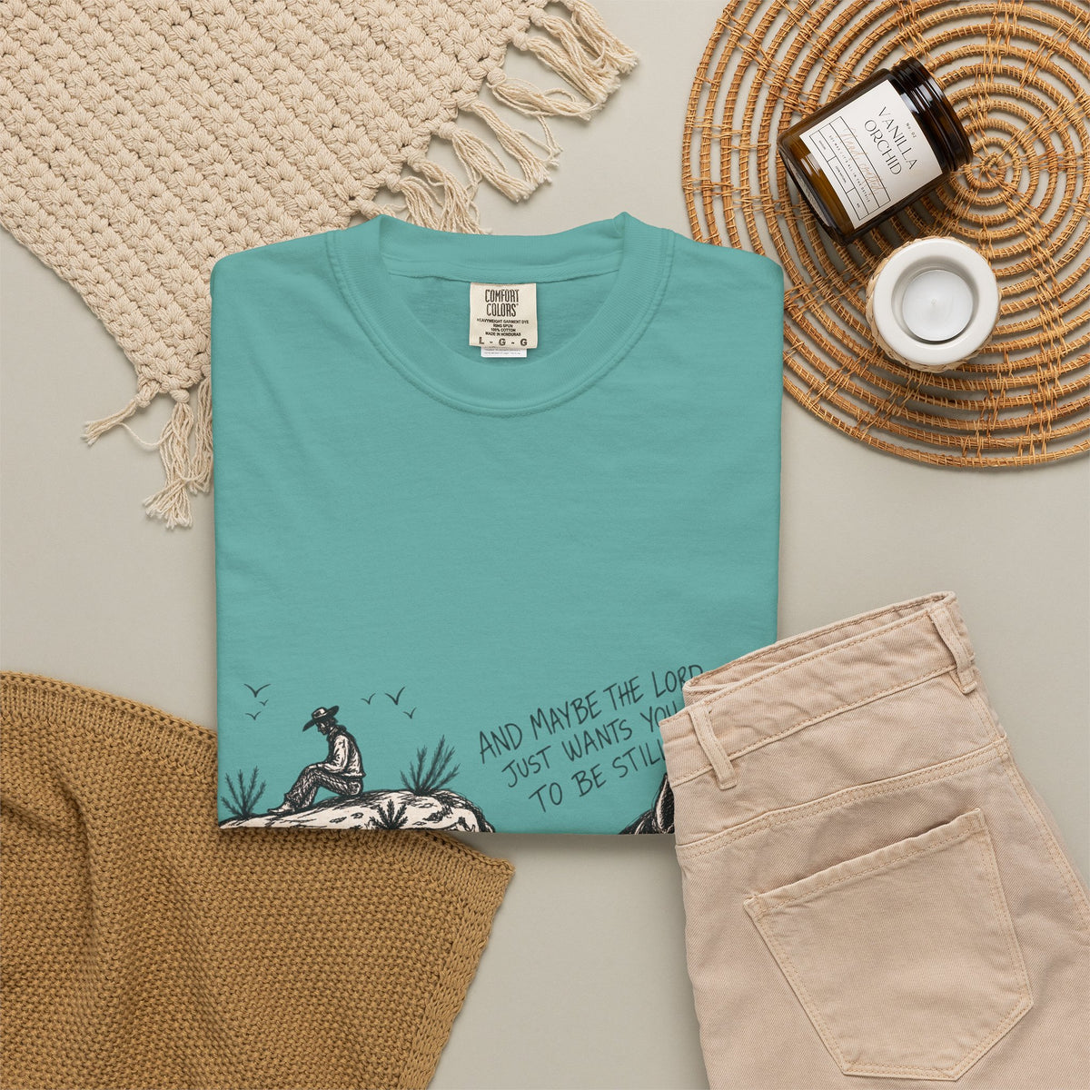 In the stillness T-shirt comfort colors