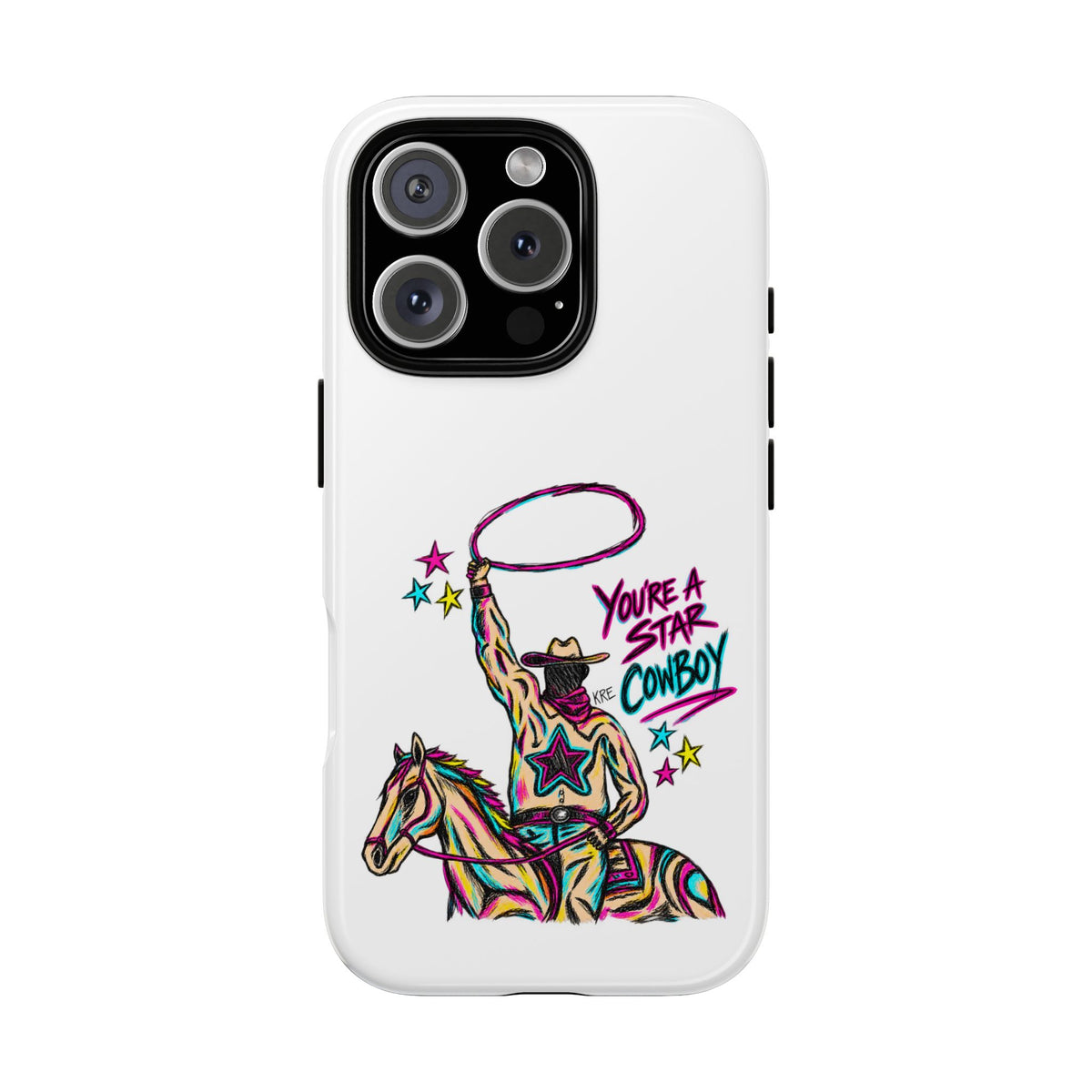 Star cowboy phone case