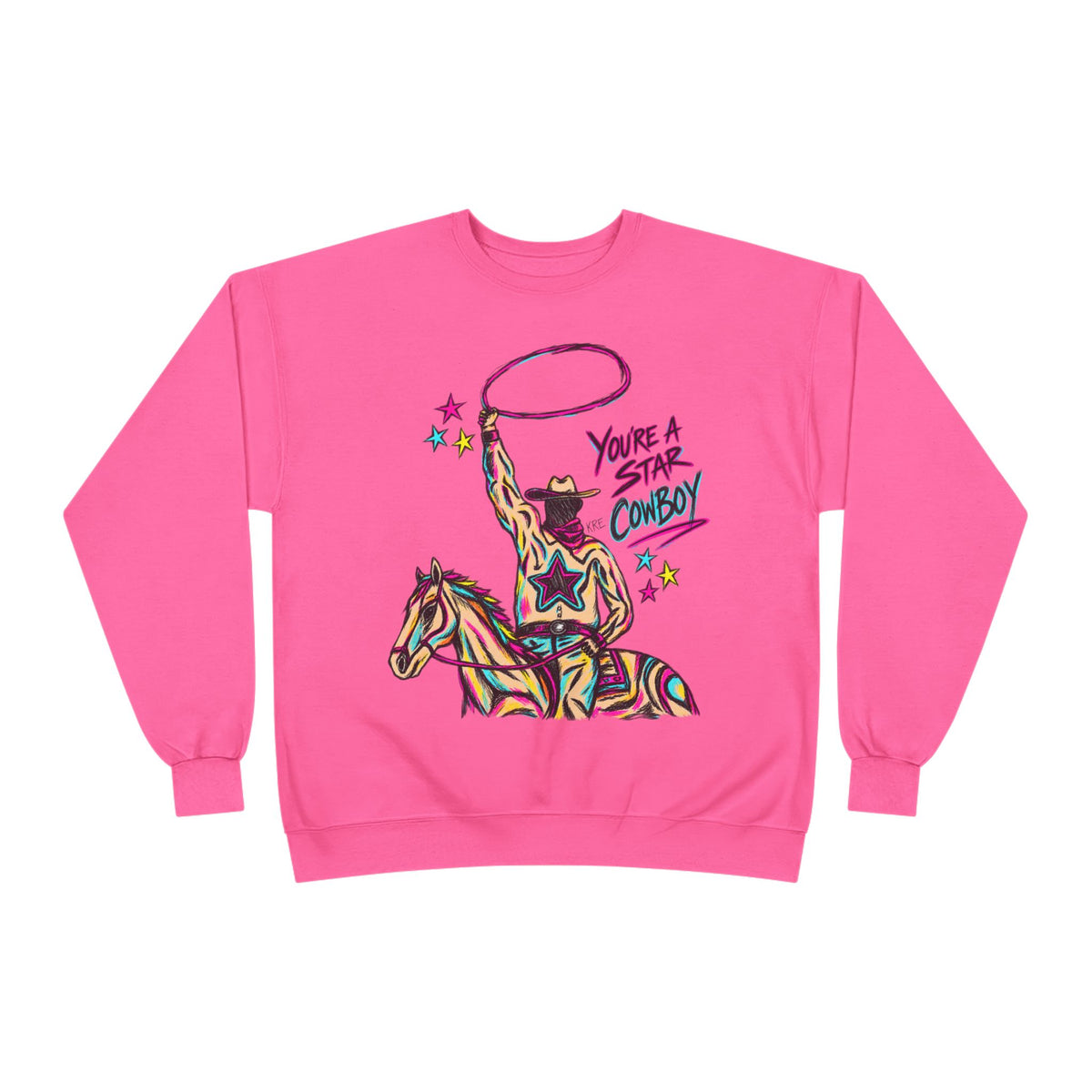 Star cowboy crewneck