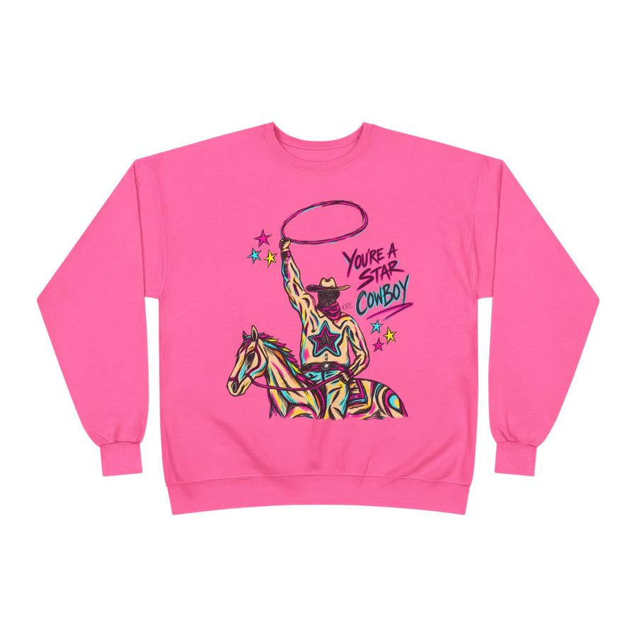 Star cowboy crewneck