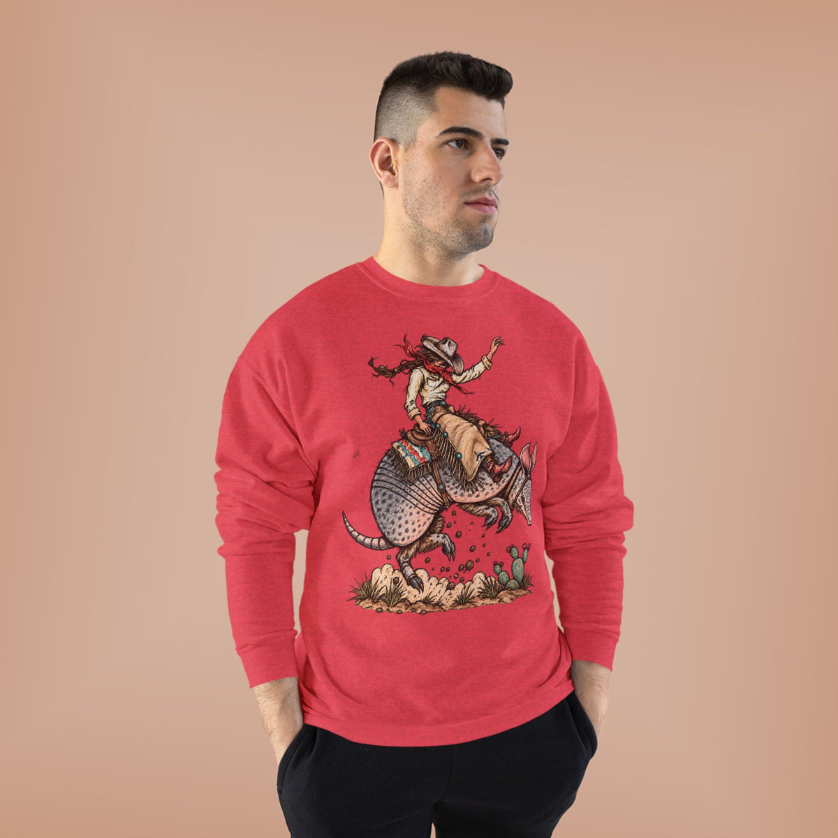 Buckin dillo crewneck