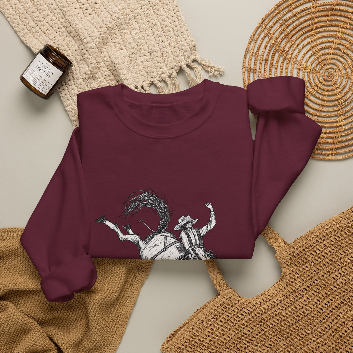 Bareback rider Crewneck Sweatshirt