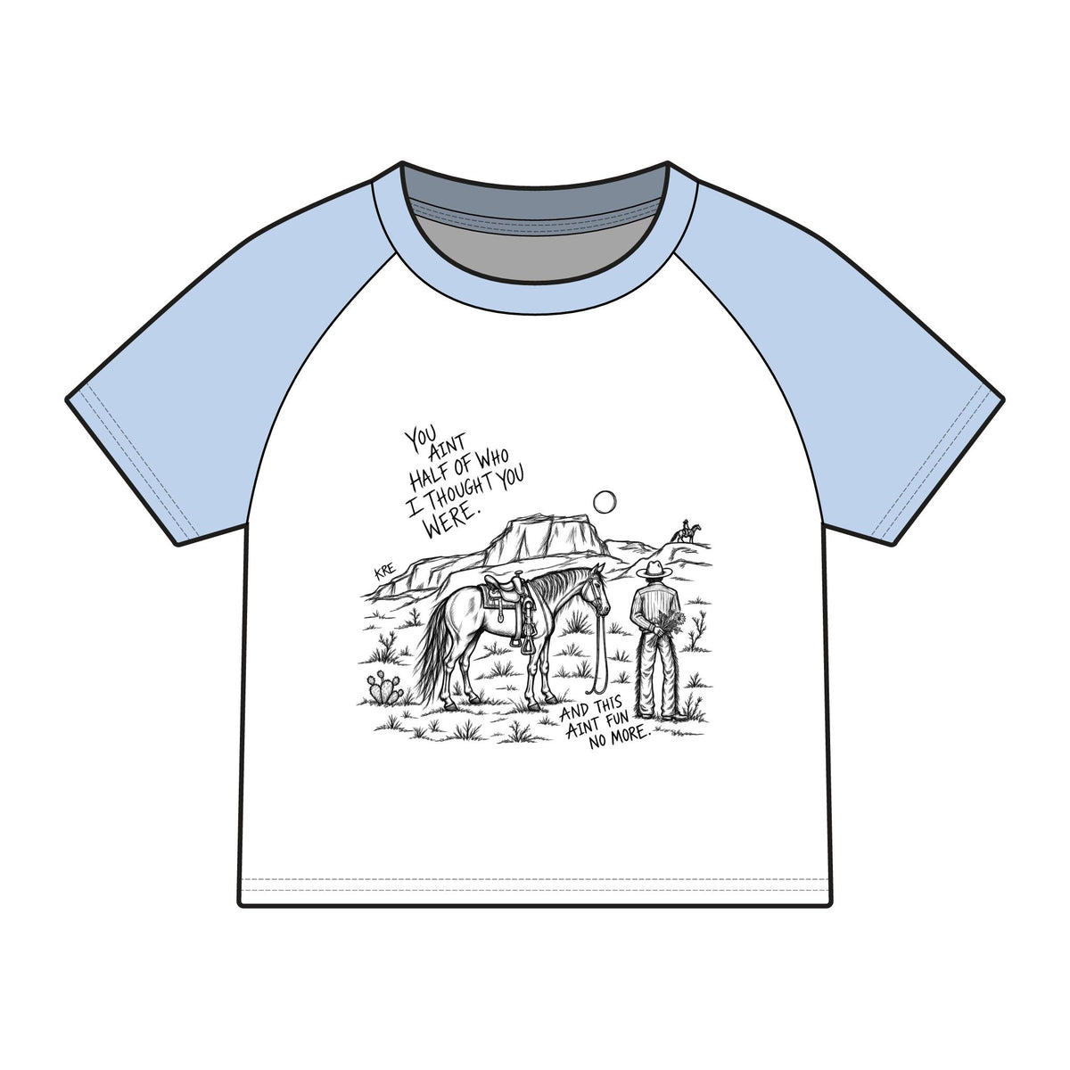 What I thought you were raglan baby tee