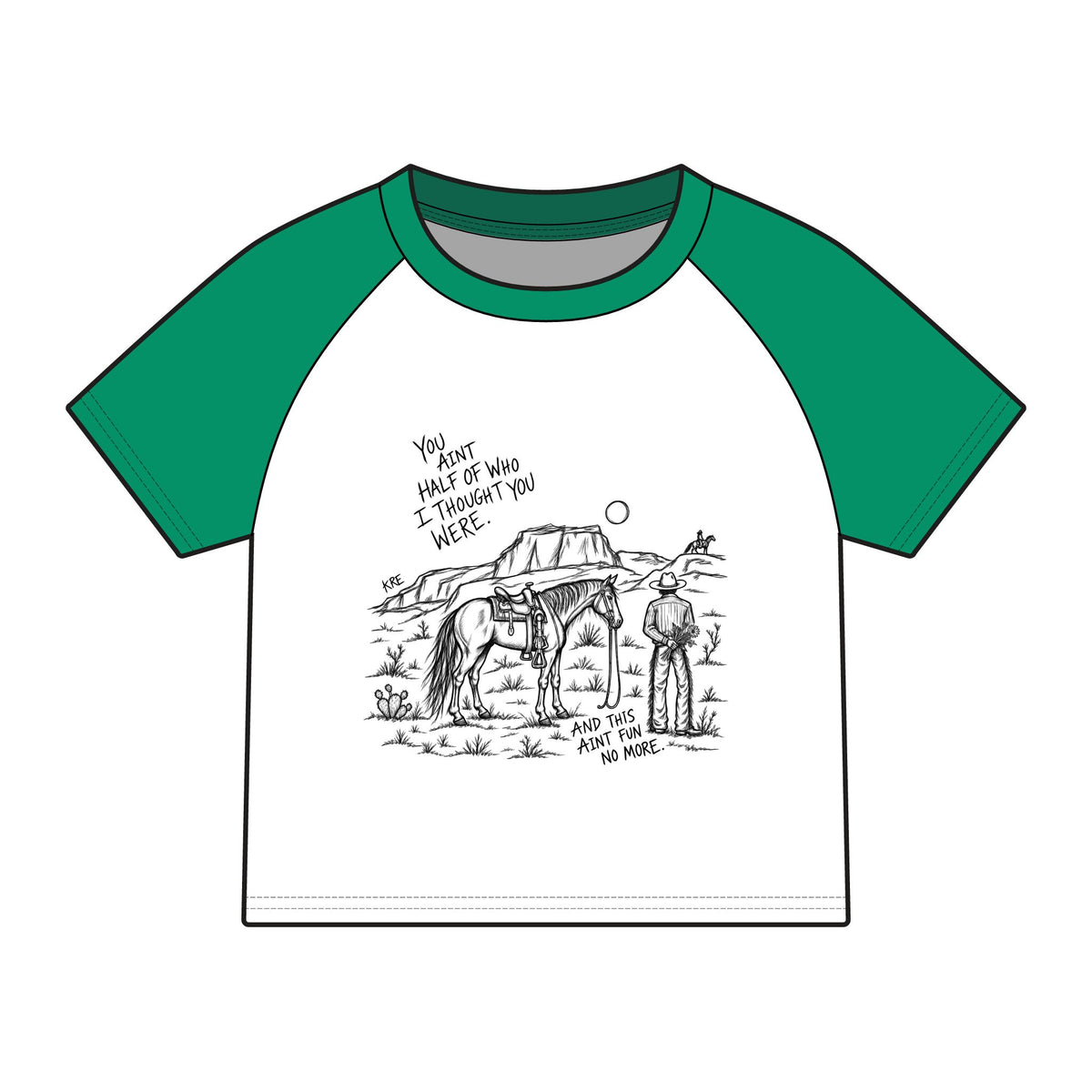 What I thought you were raglan baby tee