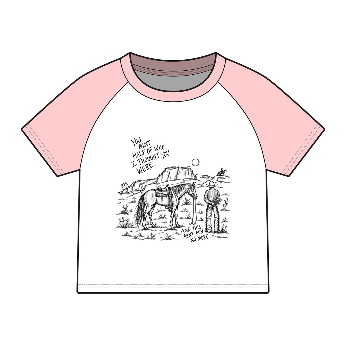 What I thought you were raglan baby tee