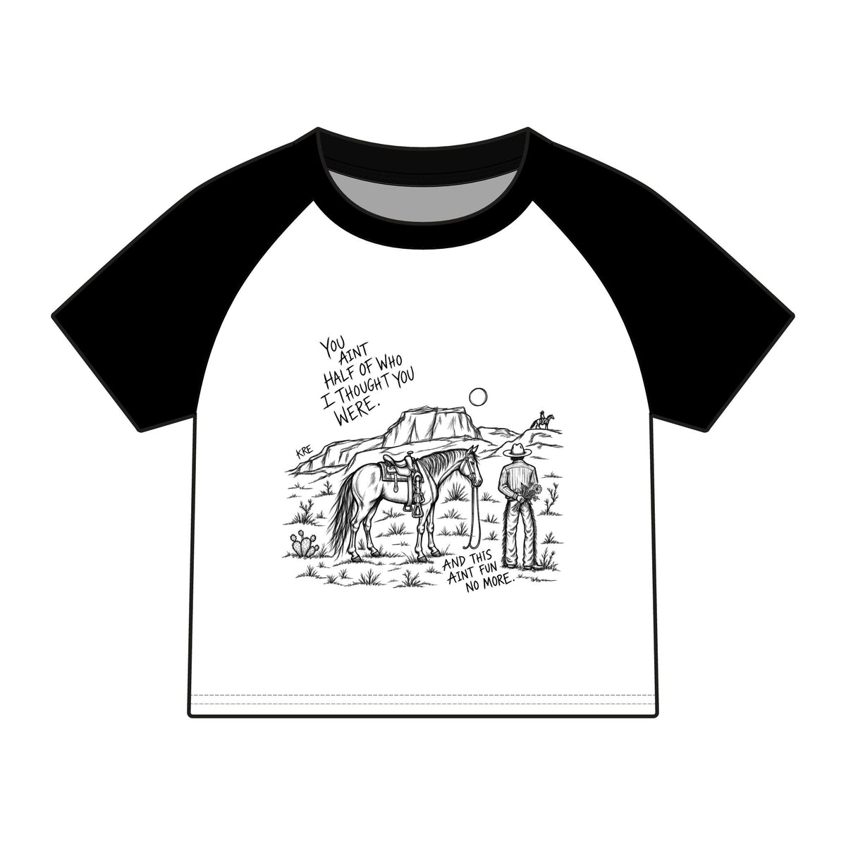 What I thought you were raglan baby tee