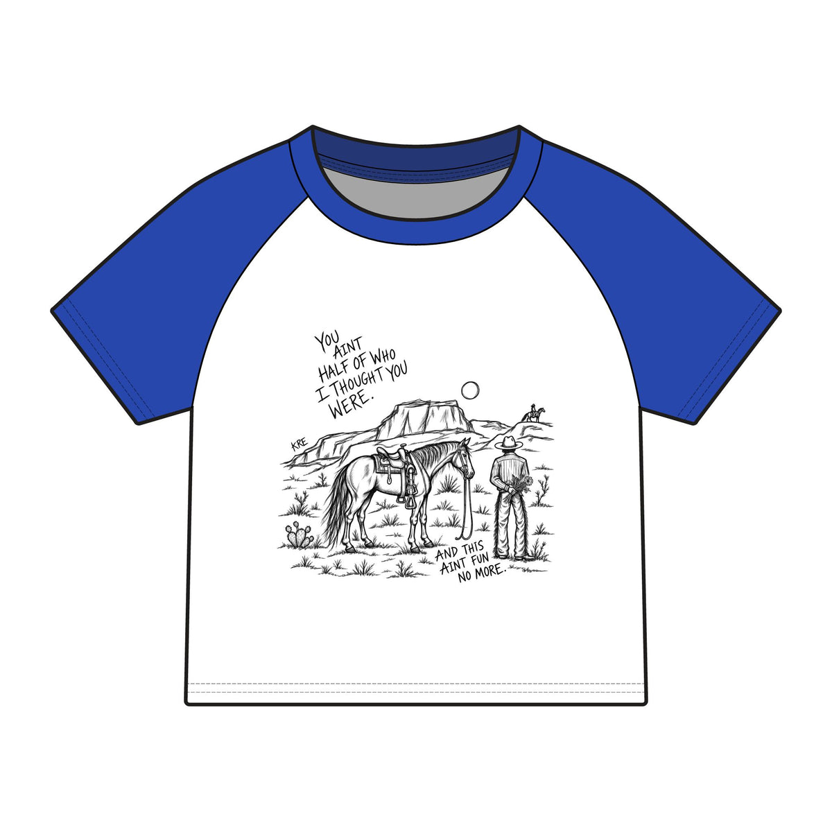 What I thought you were raglan baby tee