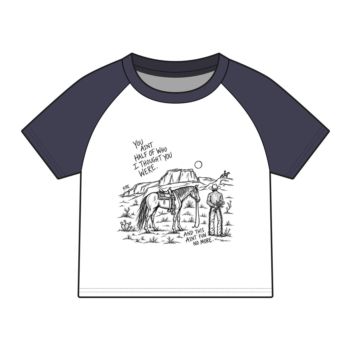 What I thought you were raglan baby tee