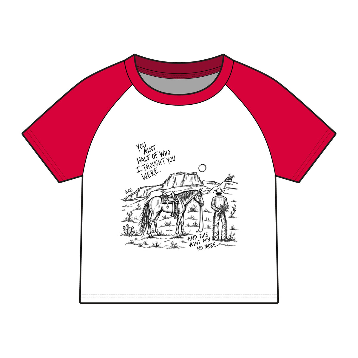 What I thought you were raglan baby tee