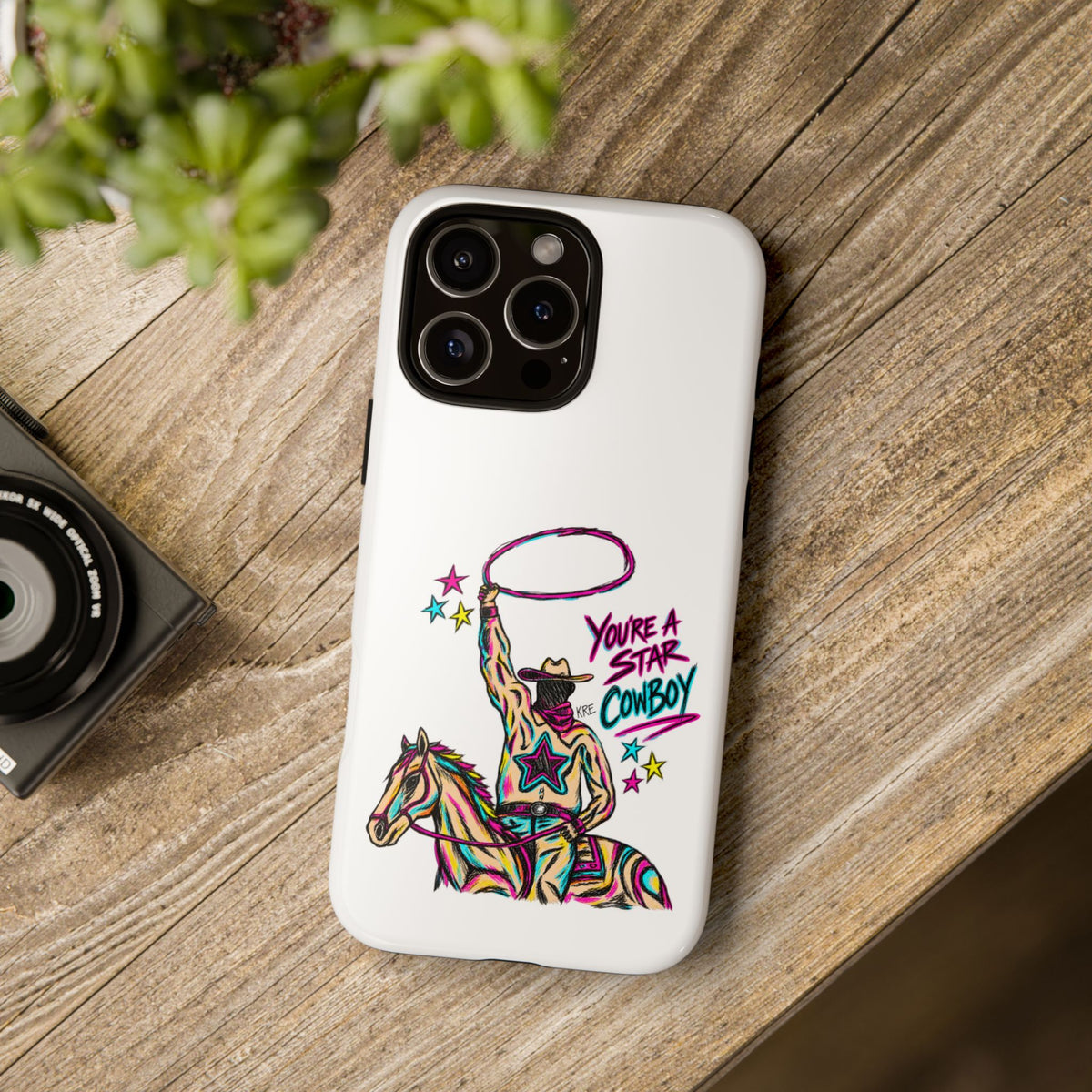 Star cowboy phone case