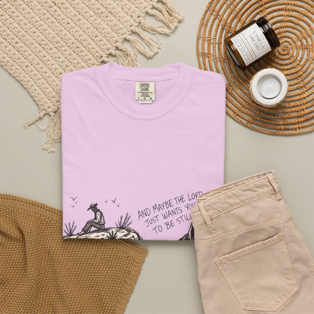 In the stillness T-shirt comfort colors