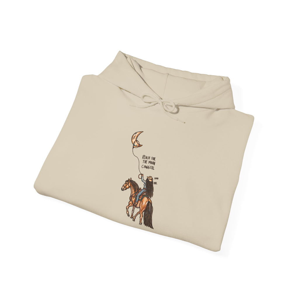 Reach for the moon cowgirl hoodie