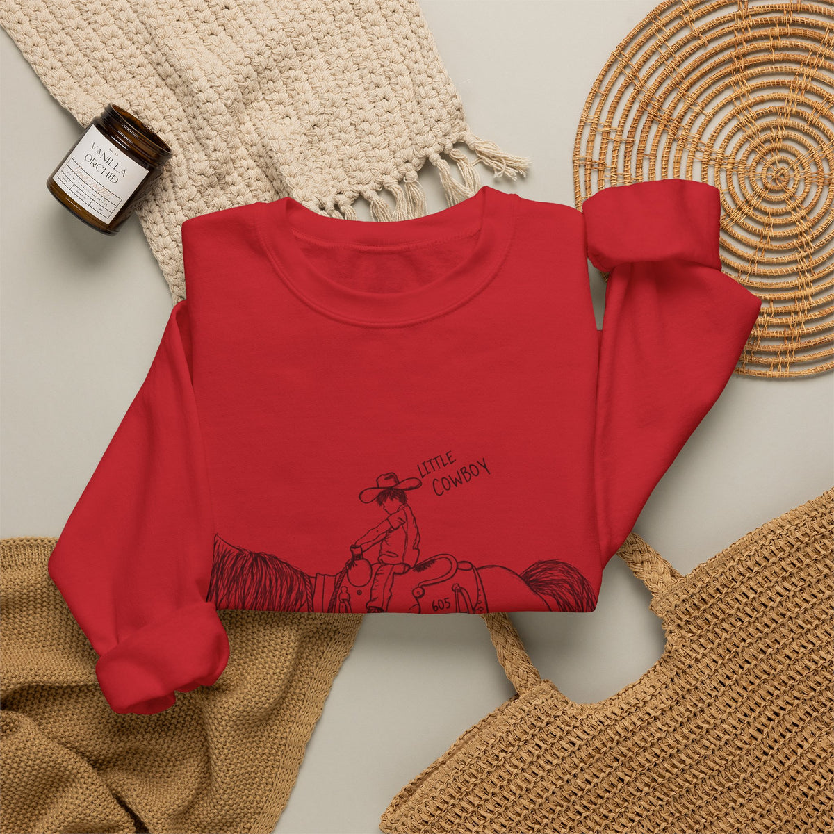 Little cowboy crewneck
