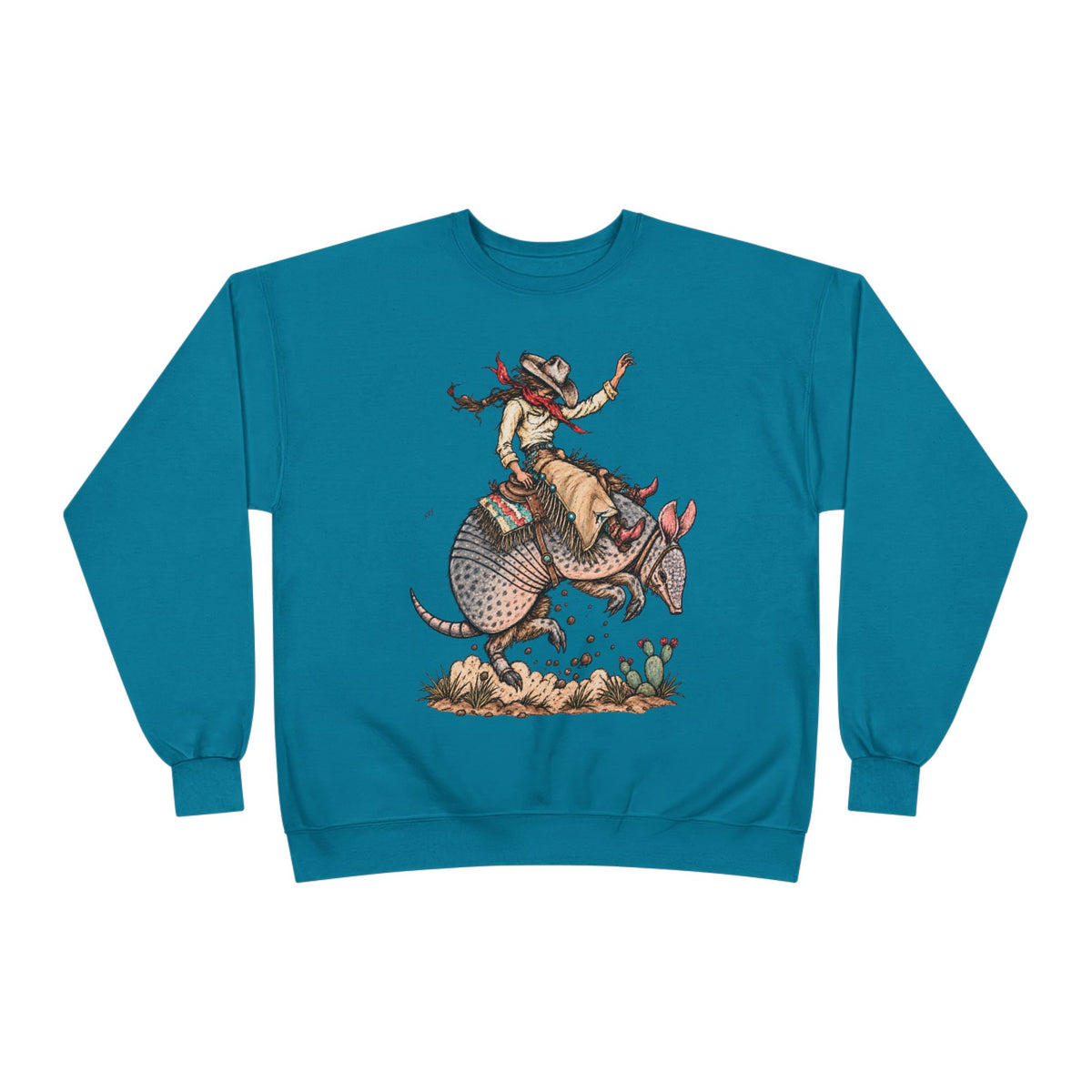 Buckin dillo crewneck