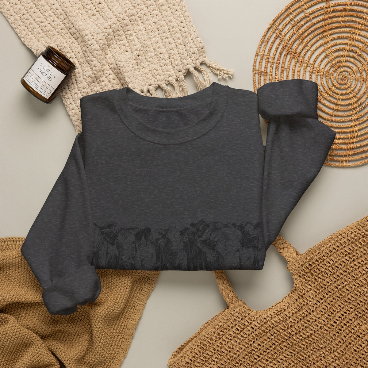 Among the herd Crewneck Sweatshirt