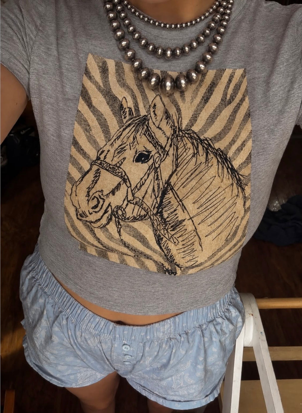 Zebra baby tee